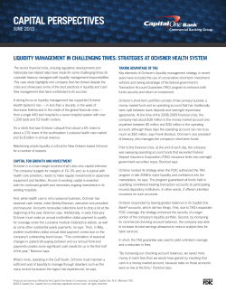 Liquidity Management in Challeging Times: Strategies
