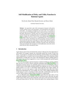 Self-Modification of Policy and Utility Function in Rational Agents