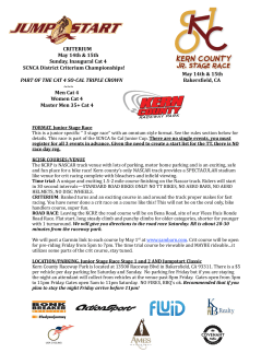 Flyer, Jumpstart and Junior stage race 2016