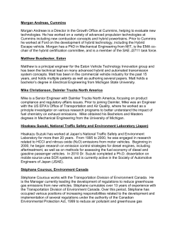 Morgan Andreae, Cummins Morgan Andreae is a Director in the