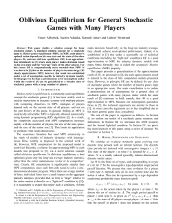 Oblivious Equilibrium for General Stochastic Games with Many Players