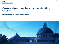 Grover`s search algorithm