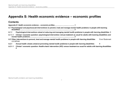 NICE Guideline Template