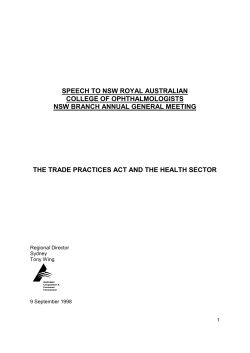 consumers health forum of australia inc