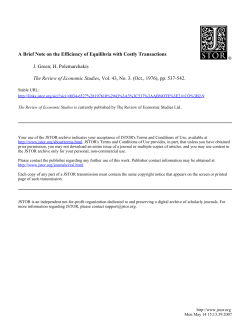A Brief Note on the Efficiency of Equilibria with