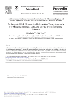 An Integrated Risk Measure and Information Theory Approach for
