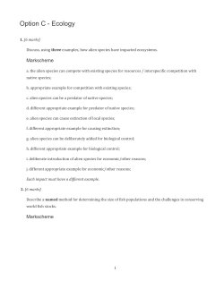 Outline changes in species diversity during primary succession.