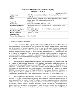 DOC - World bank documents