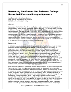 Measuring the Connection Between College Basketball Fans and