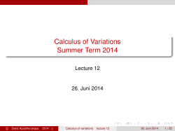 Lecture 12. Numerical Solutions (Euler`s Finite Difference Method