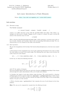 Lab course: Introduction to Finite Elements