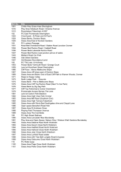 Ref. No. Site 1001 Childs Way Grass Area Sheringham 1010 Play