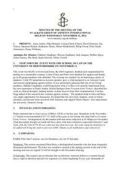 St Albans AI Group Minutes November 2014