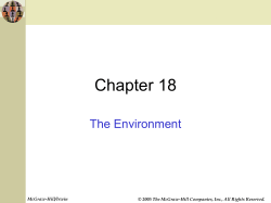 Marginal Benefit Marginal Cost Environmental Quality Marginal Cost