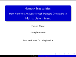 Harnack Inequalities: From Poincare Conjecture to