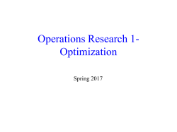 Linear Programming (Optimization)