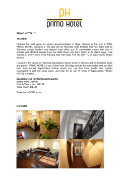 Perhaps the best value for money accommodation in Riga