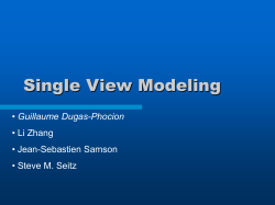 Oral presentation