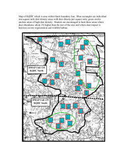Map of KQDC which is area within black boundary line. Blue