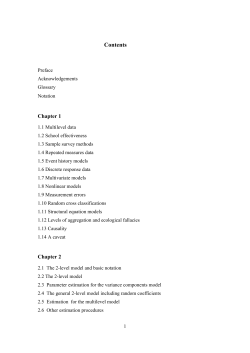 Appendix 2.2 Multilevel residuals estimation