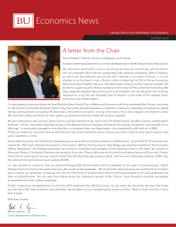 Economics News - Boston University