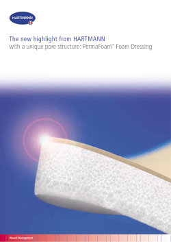 The new highlight from HARTMANN with a unique pore structure