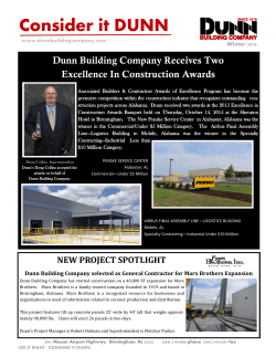 Consider it DUNN - Dunn Building Company