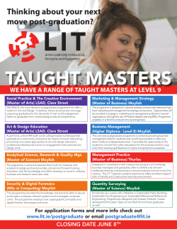 Thinking about your next move post-graduation?