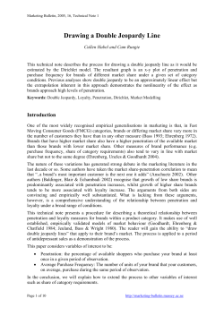 Literature Review - Marketing Bulletin