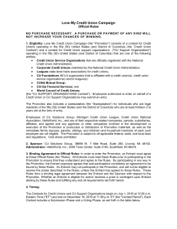 Love My Credit Union Campaign