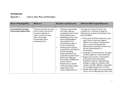 Appendix 1 Asb Strategy - Charnwood Borough Council