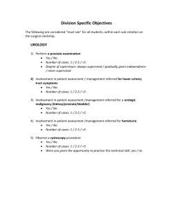 ED-2 Objectives (May 15, 2007)