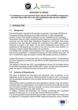 The ex-ante appraisal must be in accordance with the European