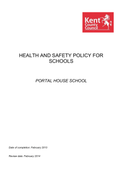 School H/S policy - Portal House School