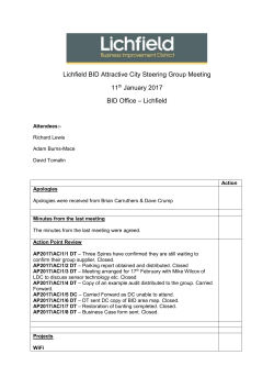 Attractive City Meeting Minutes 14th February 2017