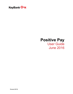 Positive Pay