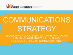 developing a good strategy with particular focus on