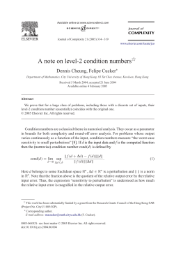 A note on level-2 condition numbers