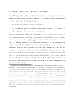 Proofs for general class size and accumulation