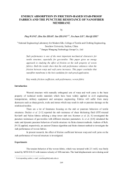energy absorption in friction-based stab-proof