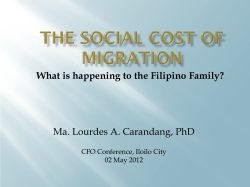 The social cost of migration