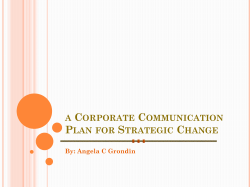 a Corporate Guide to Strategic Change