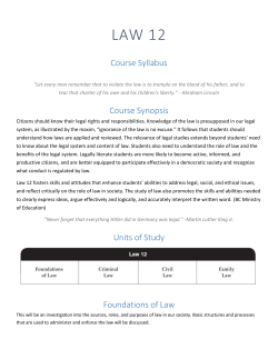 Law 12