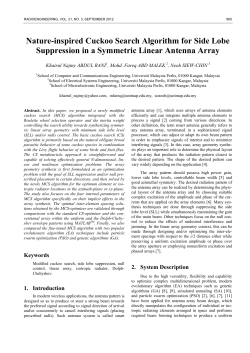 Nature-inspired cuckoo search algorithm for