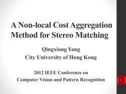 A Non-Local Aggregation Method Stereo Matching