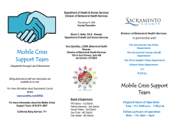 Mobile Crisis Support Team