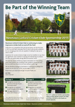 Be Part of the Winning Team Be Part of the Winning Team