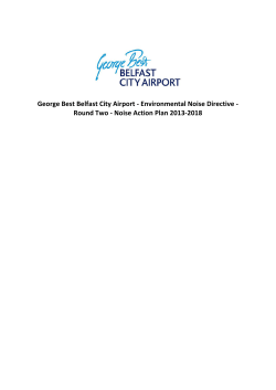 George Best Belfast City Airport - Environmental Noise Directive