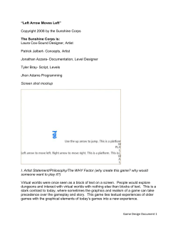The Game Design Document []