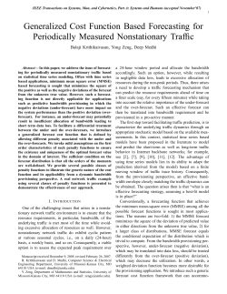 Generalized Cost Function Based Forecasting for
